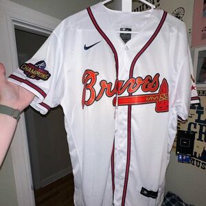 Nike MLB World Series Edition Braves Jersey